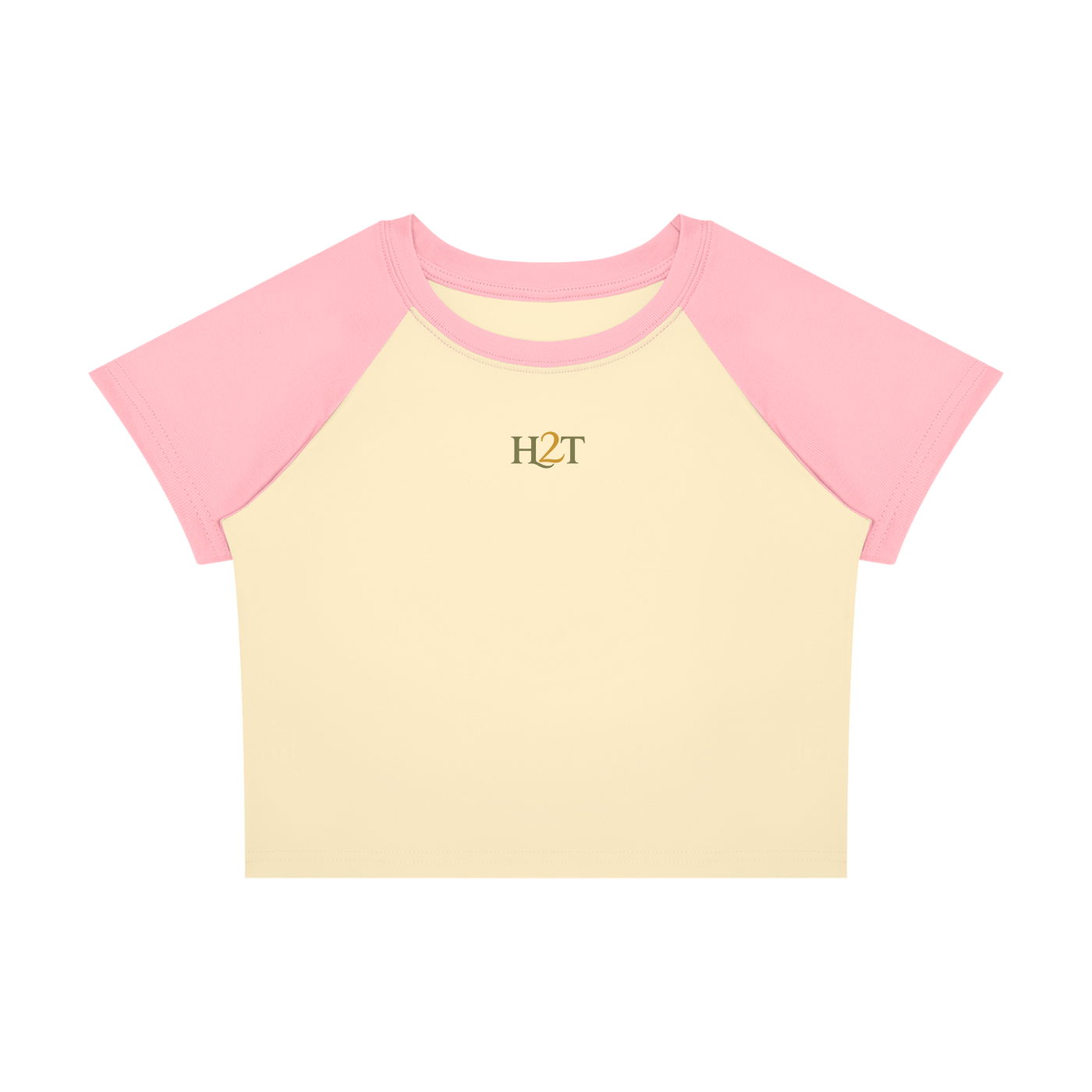 Shine Gold Crop Tee