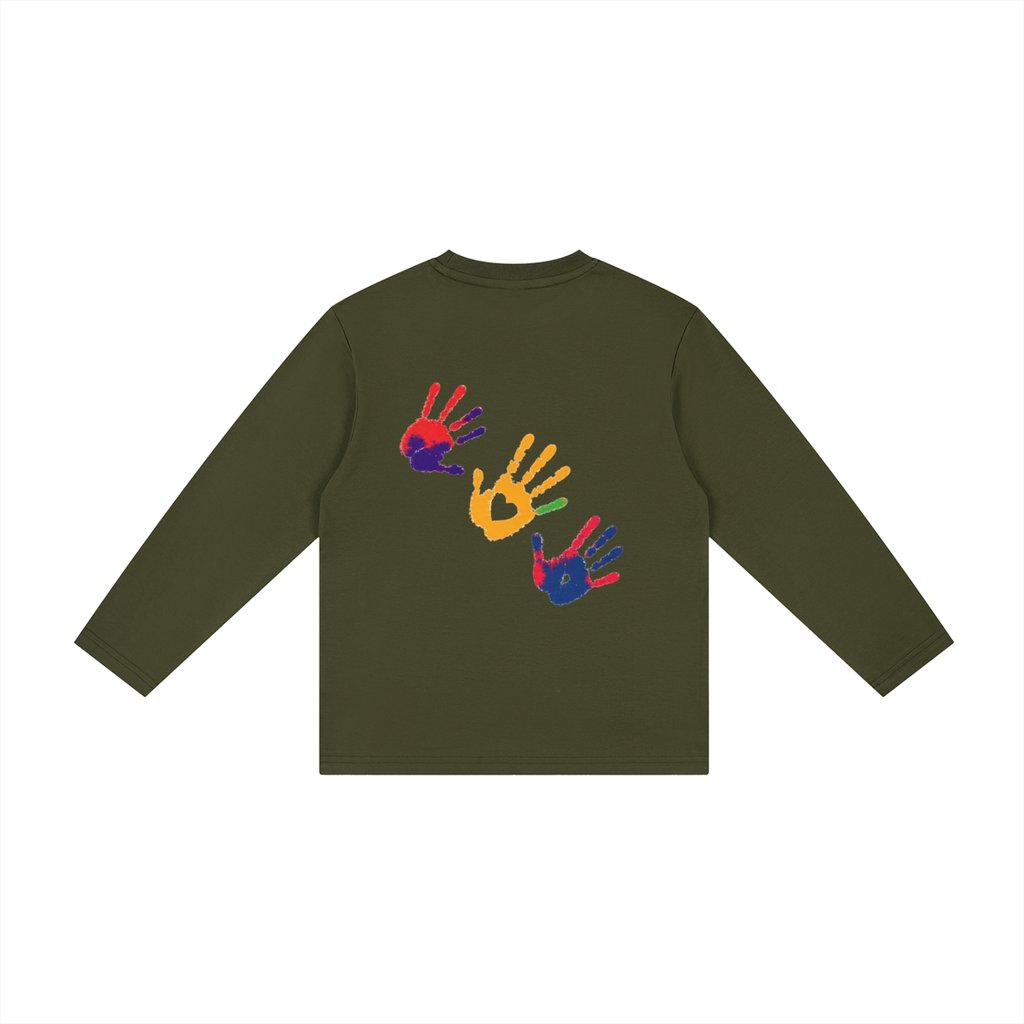 Kid's Drop Shoulder Long Sleeve T-Shirt