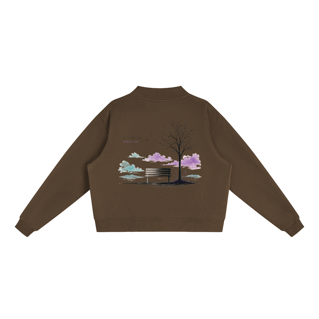 It's Okay To Reach Out Mock-Neck