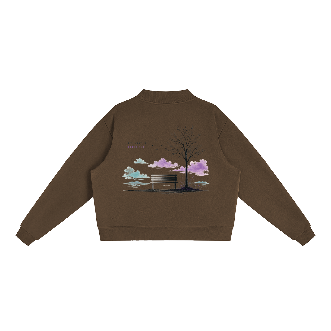 It's Okay To Reach Out Mock-Neck