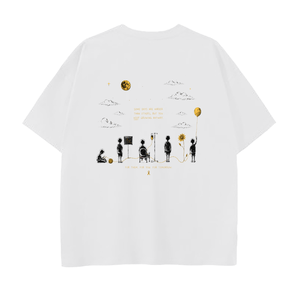 Drop Shoulder Cotton T-Shirt