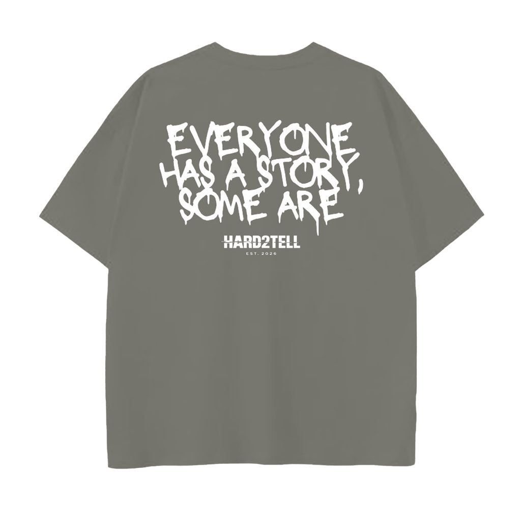 Everyone Has A Story Drop Shoulder Tee