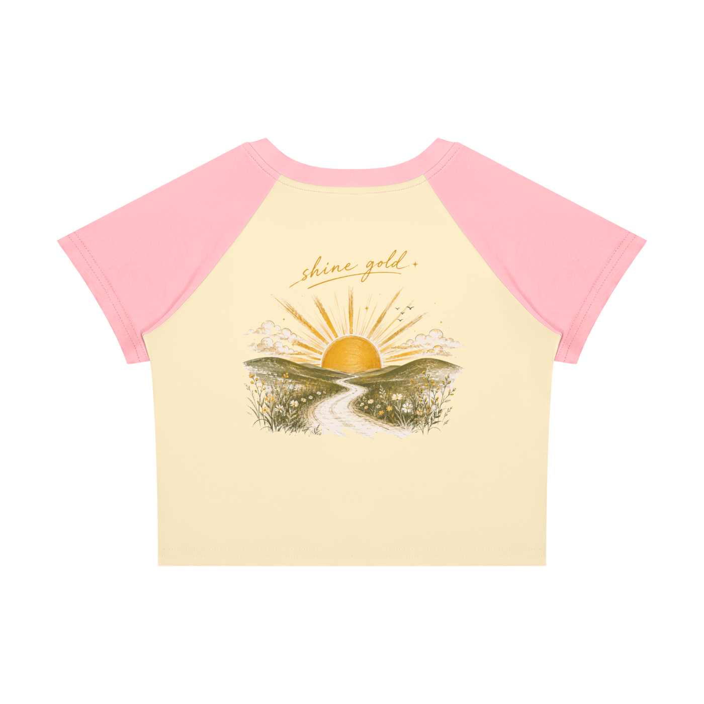 Women’s Raglan Color Block Baby T-Shirt