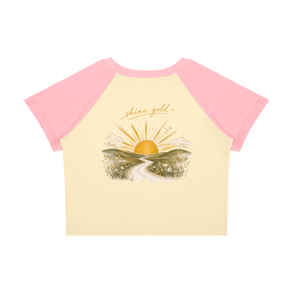 Women’s Raglan Color Block Baby T-Shirt