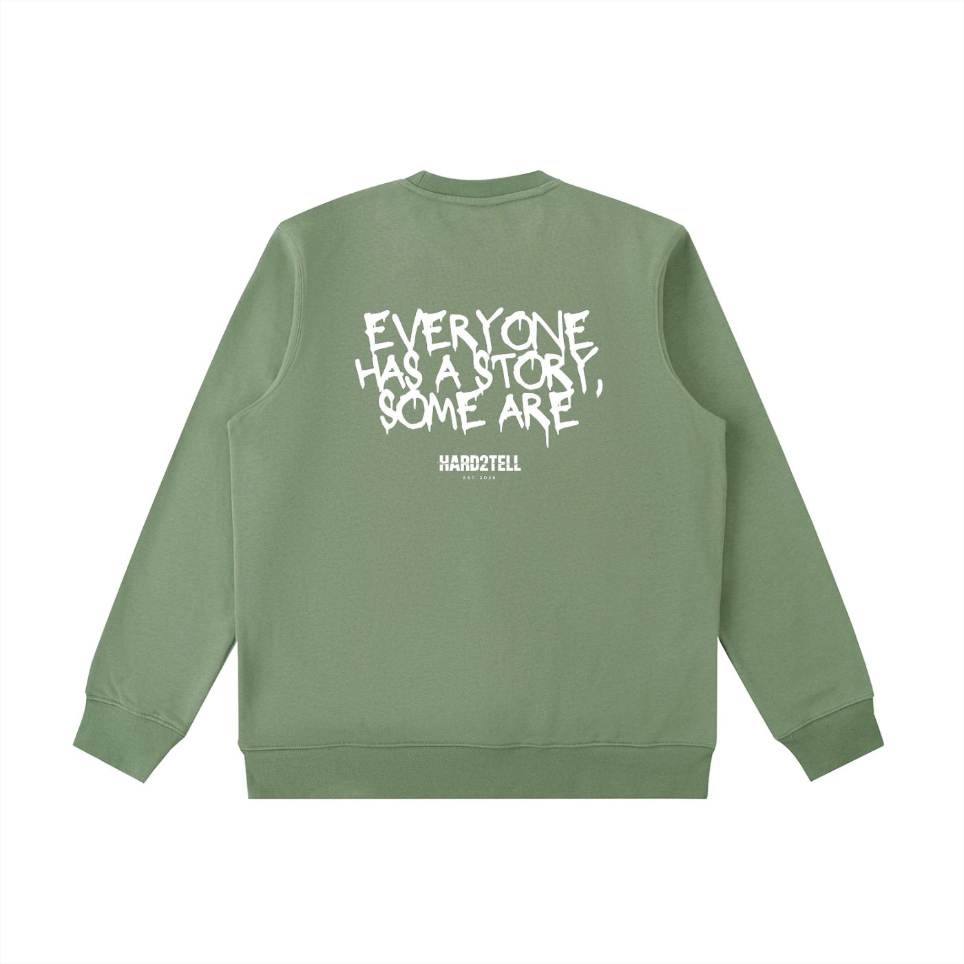 HARD2TELL Essential Crewneck Blache