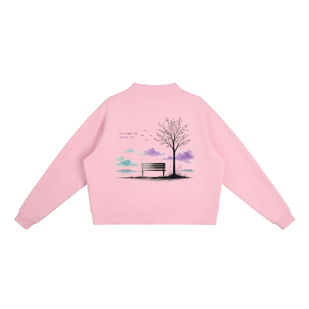 It's Okay To Reach Out Mock-Neck