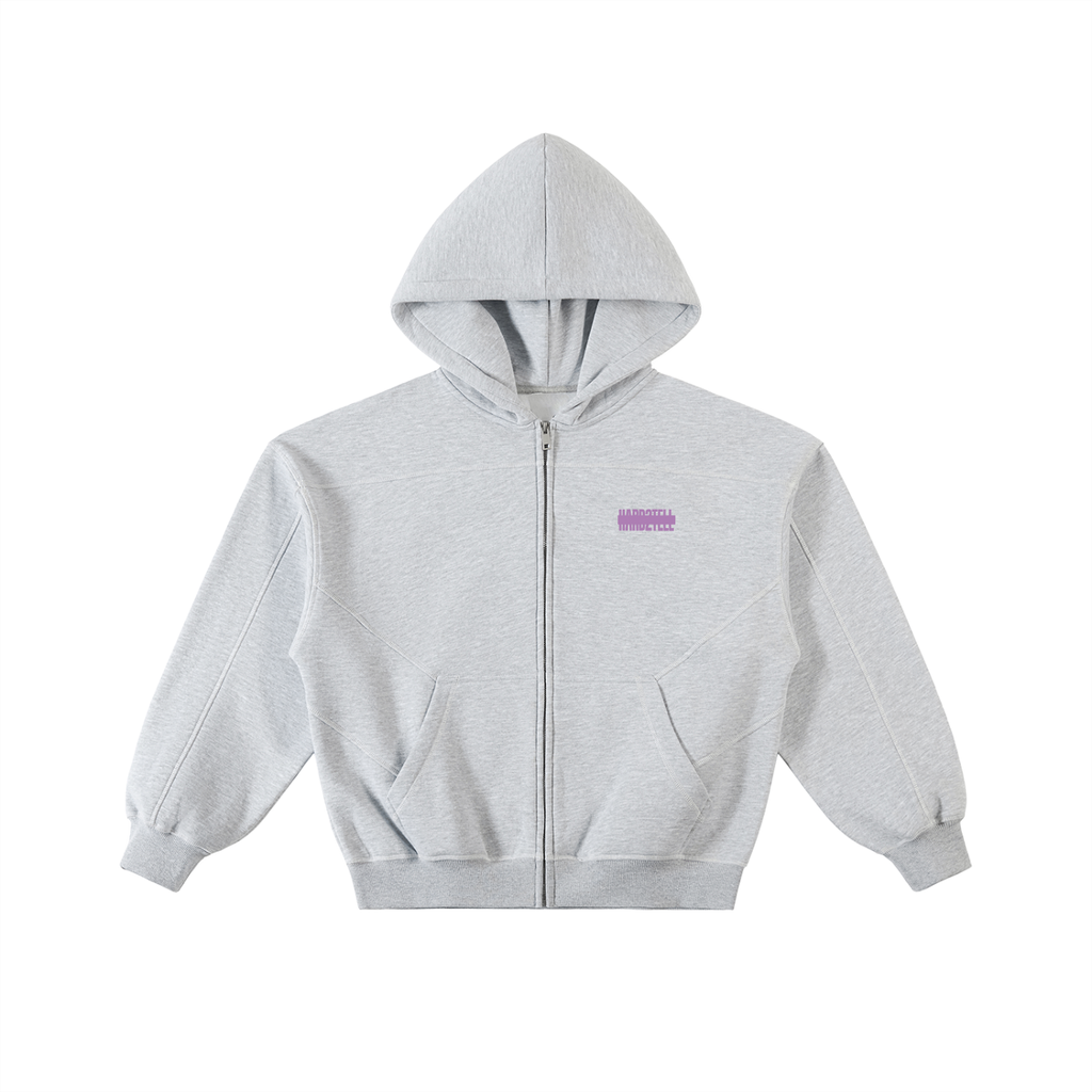 Stay A While Boxy Fleece Zip Up