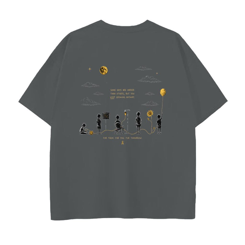 Drop Shoulder Cotton T-Shirt