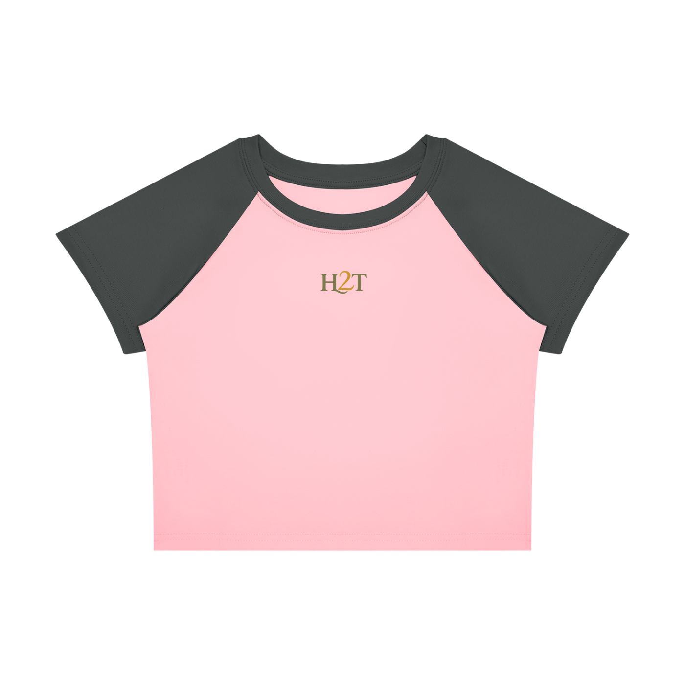 Shine Gold Crop Tee