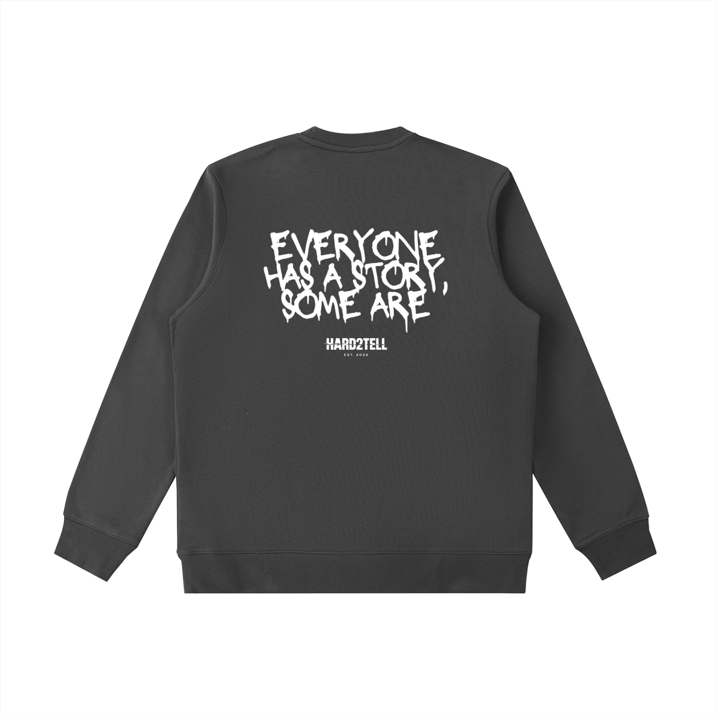 HARD2TELL Essential Crewneck Blache
