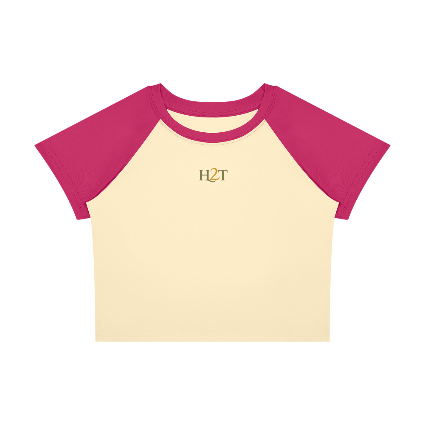 Shine Gold Crop Tee