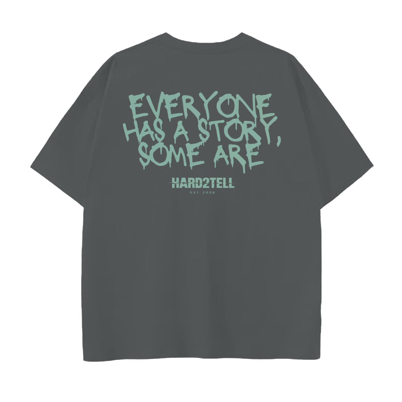 Signature Everyone Has A Story Drop Shoulder Tee