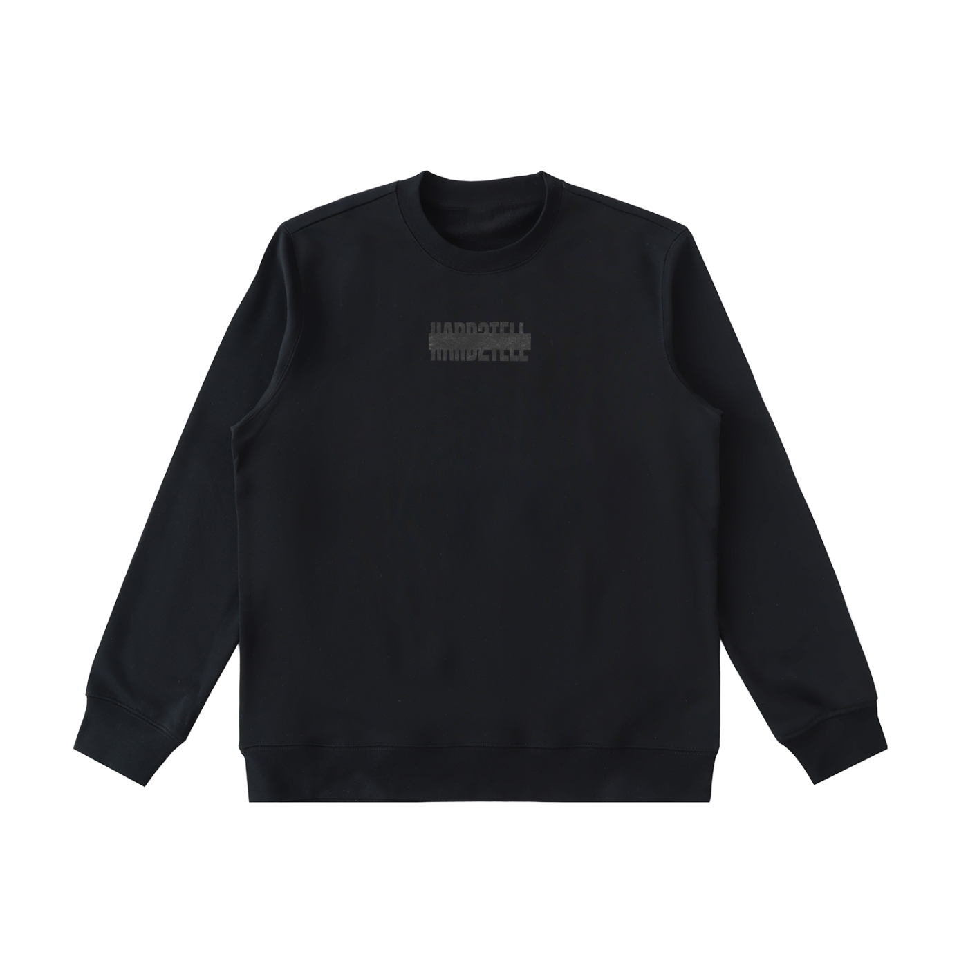 HARD2TELL Essential Crewneck Noir