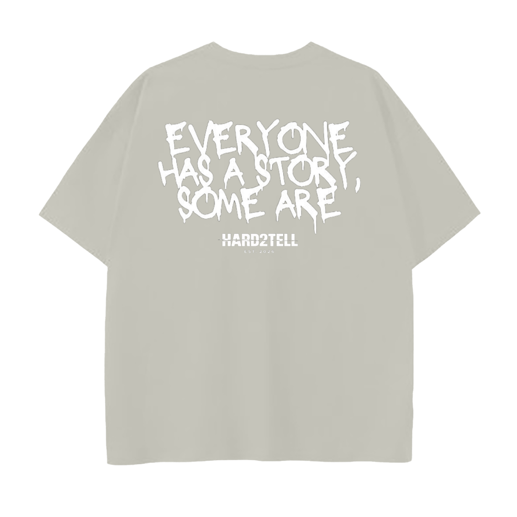 Everyone Has A Story Drop Shoulder Tee