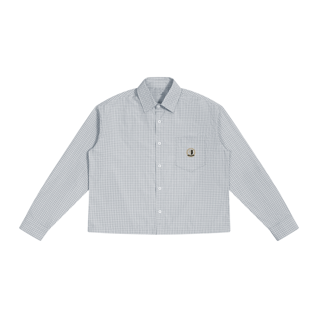 Crested Boxy Button-Up