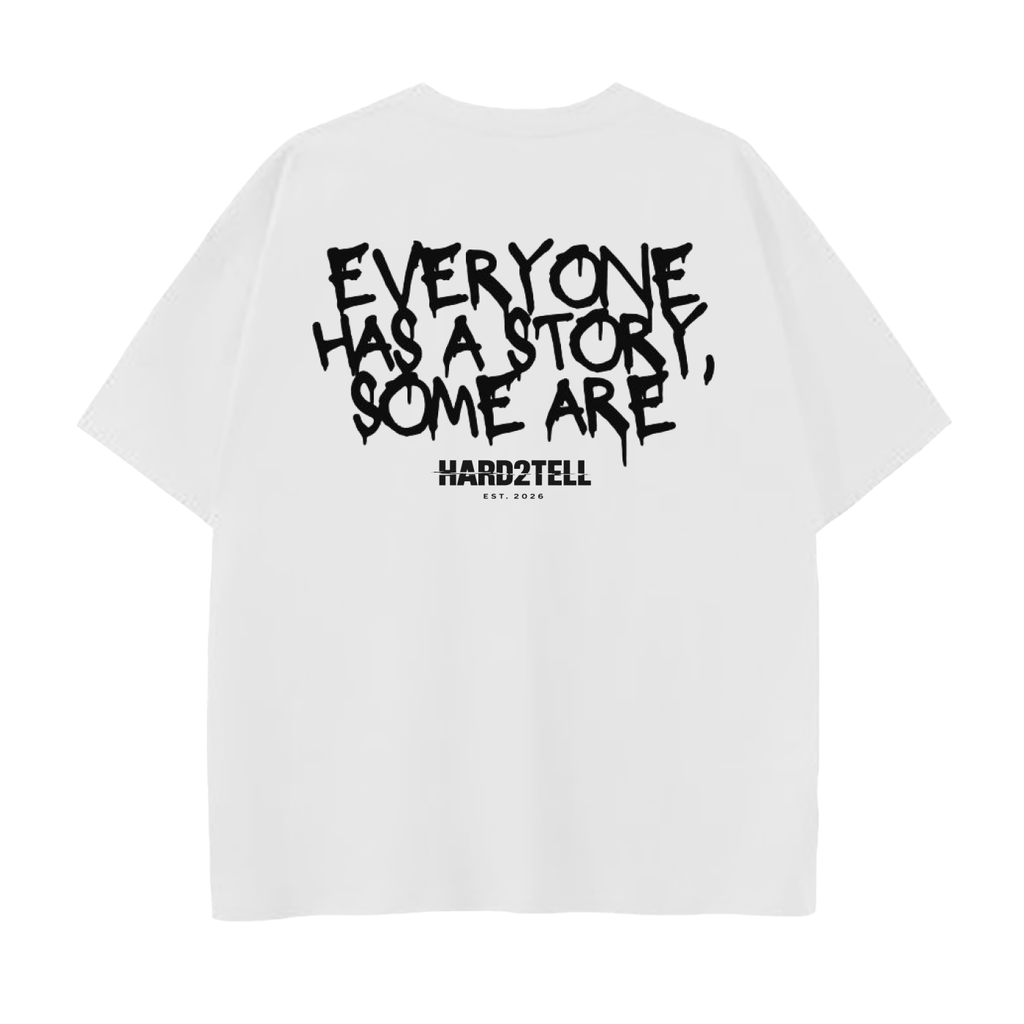 Everyone Has A Story Drop Shoulder Tee