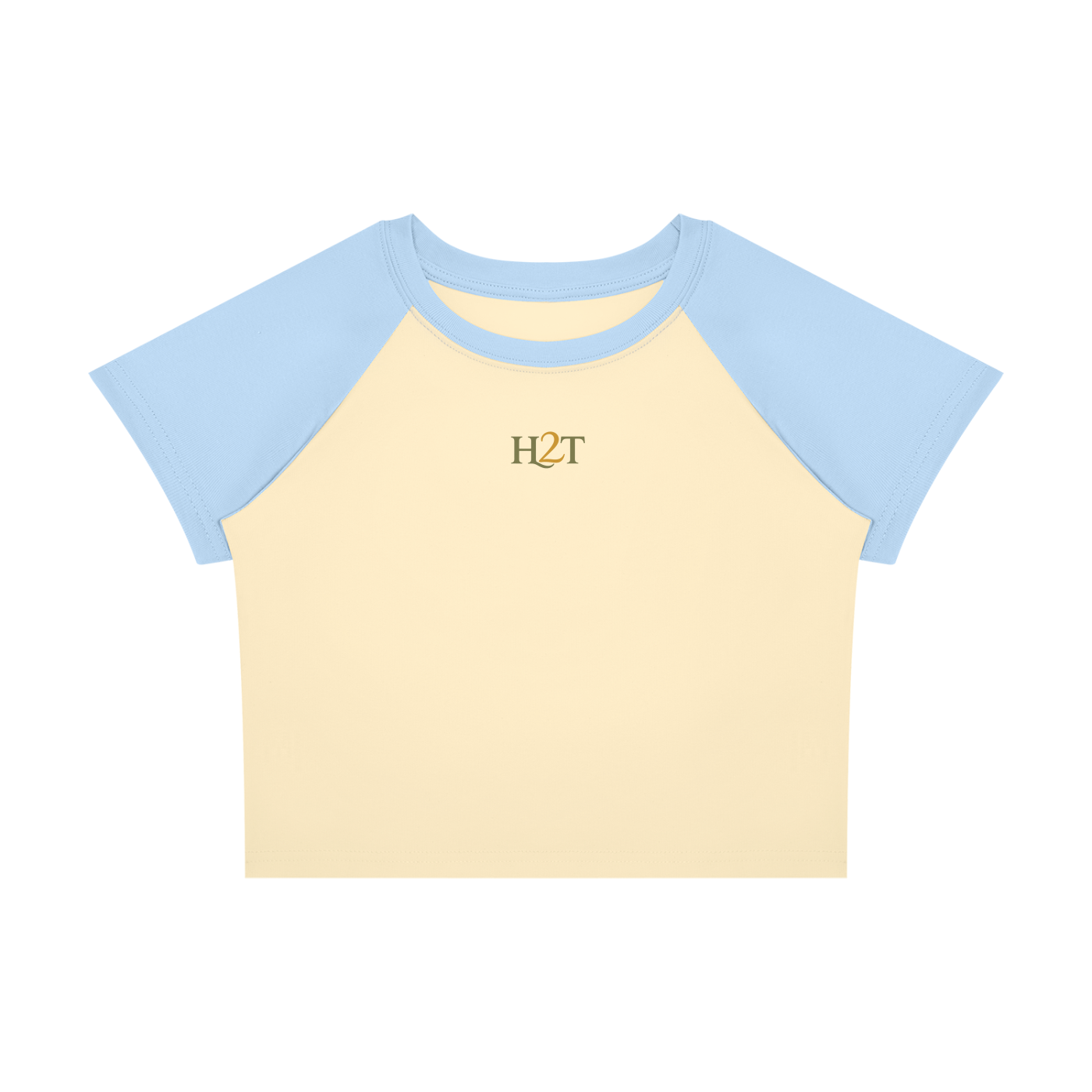 Shine Gold Crop Tee