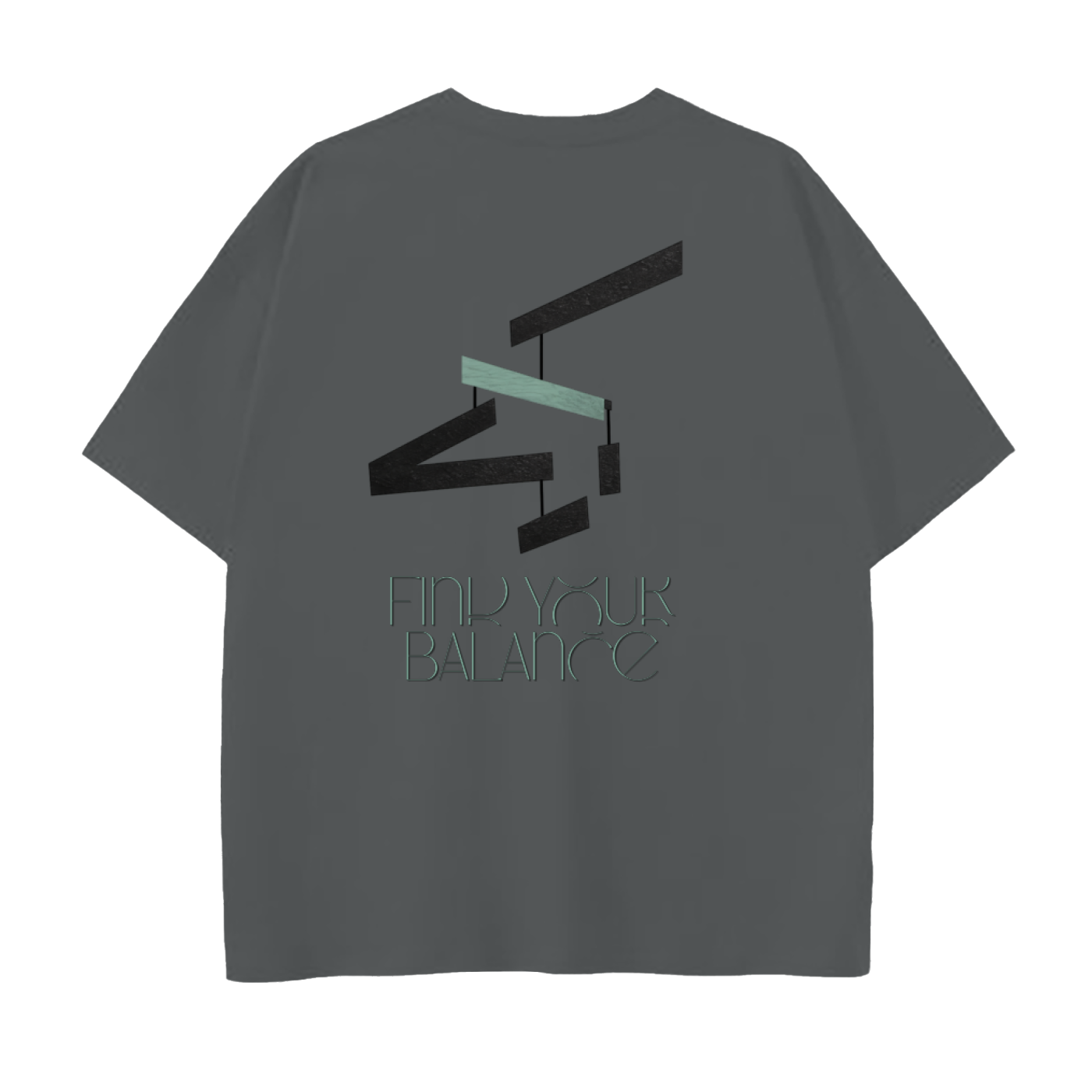 Find Your Balance Drop Shoulder Tee