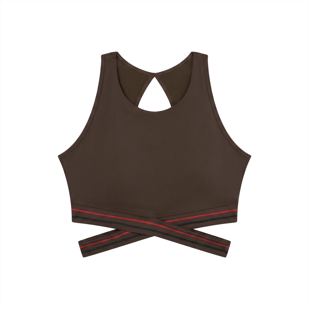 Women’s Criss-Cross Band Sports Bra