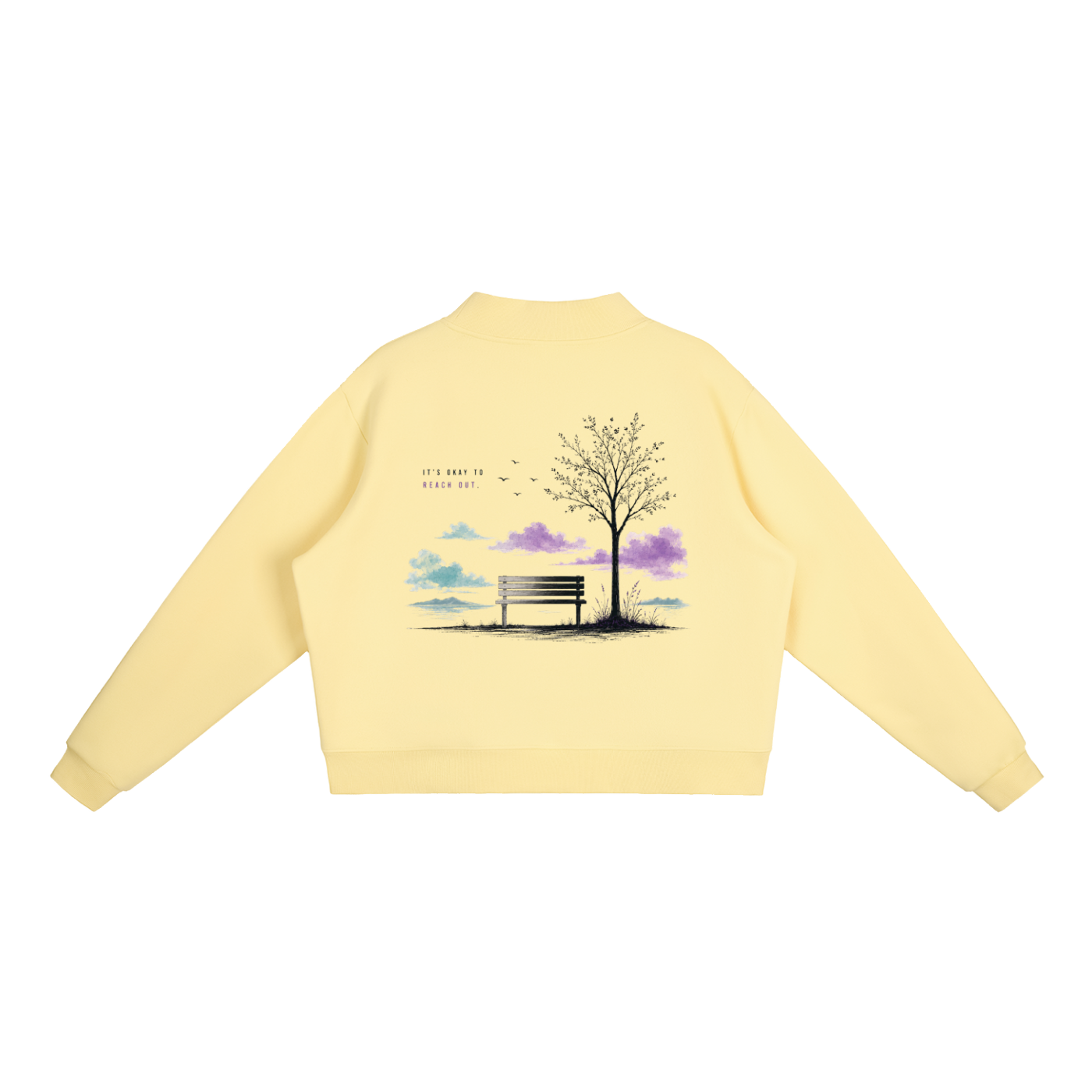 It's Okay To Reach Out Mock-Neck