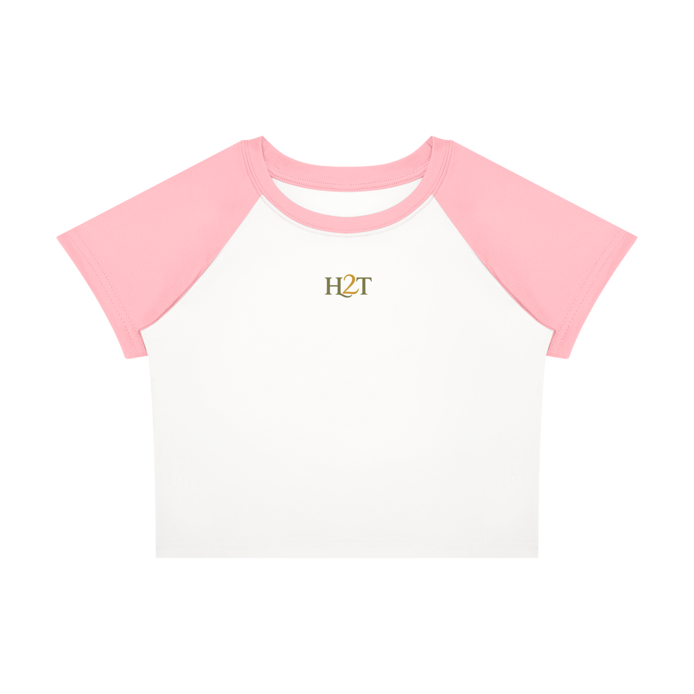 Shine Gold Crop Tee