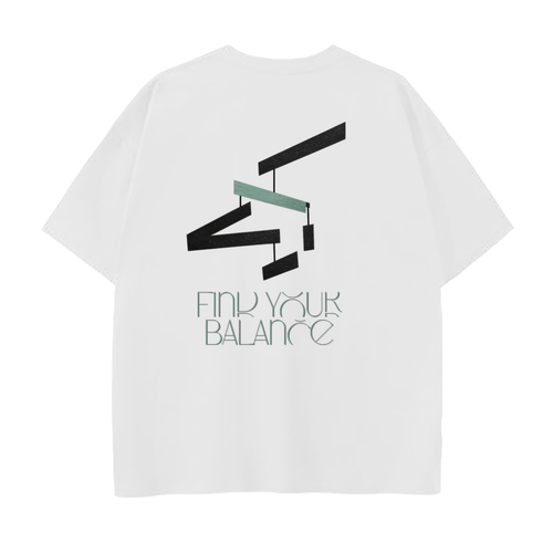 Find Your Balance Drop Shoulder Tee