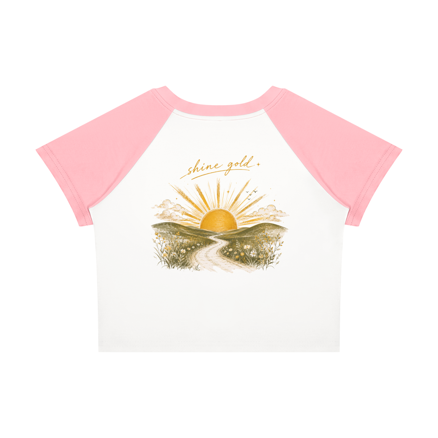 Women’s Raglan Color Block Baby T-Shirt