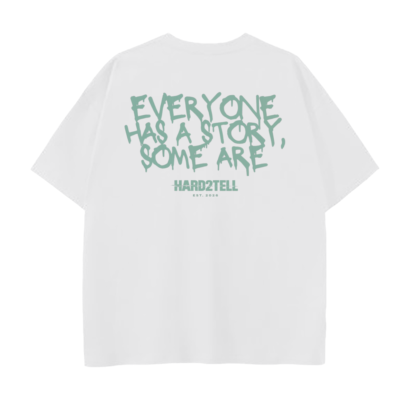 Signature Everyone Has A Story Drop Shoulder Tee