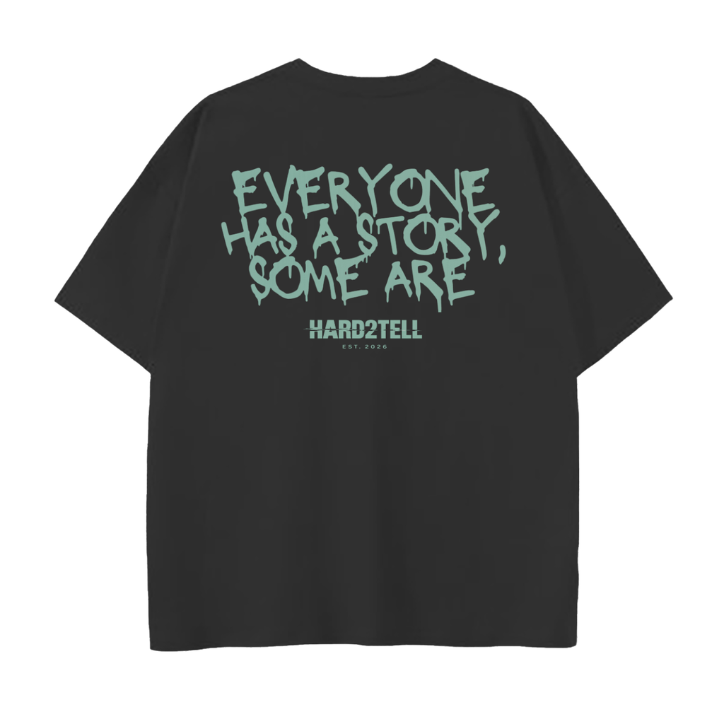 Signature Everyone Has A Story Drop Shoulder Tee