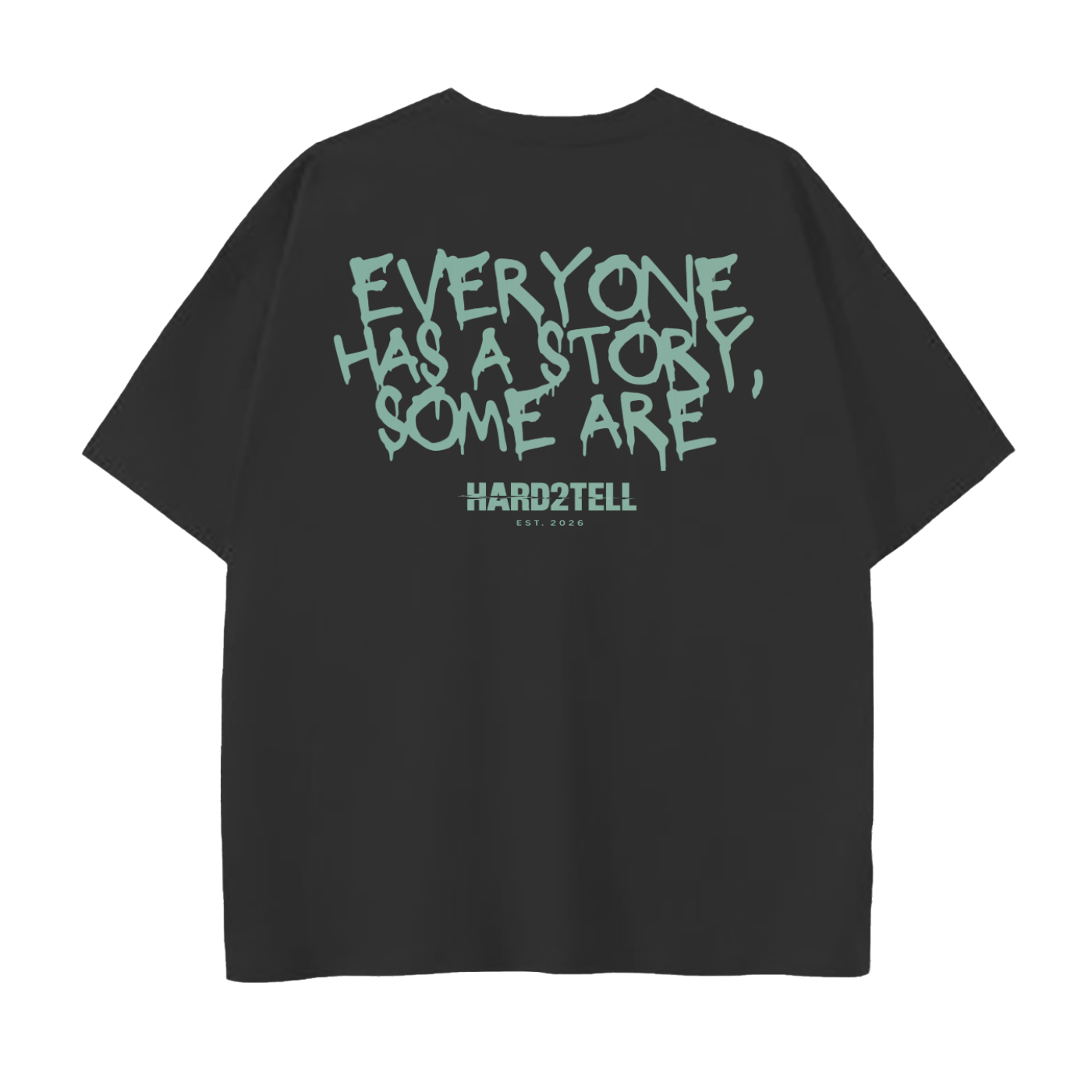 Signature Everyone Has A Story Drop Shoulder Tee
