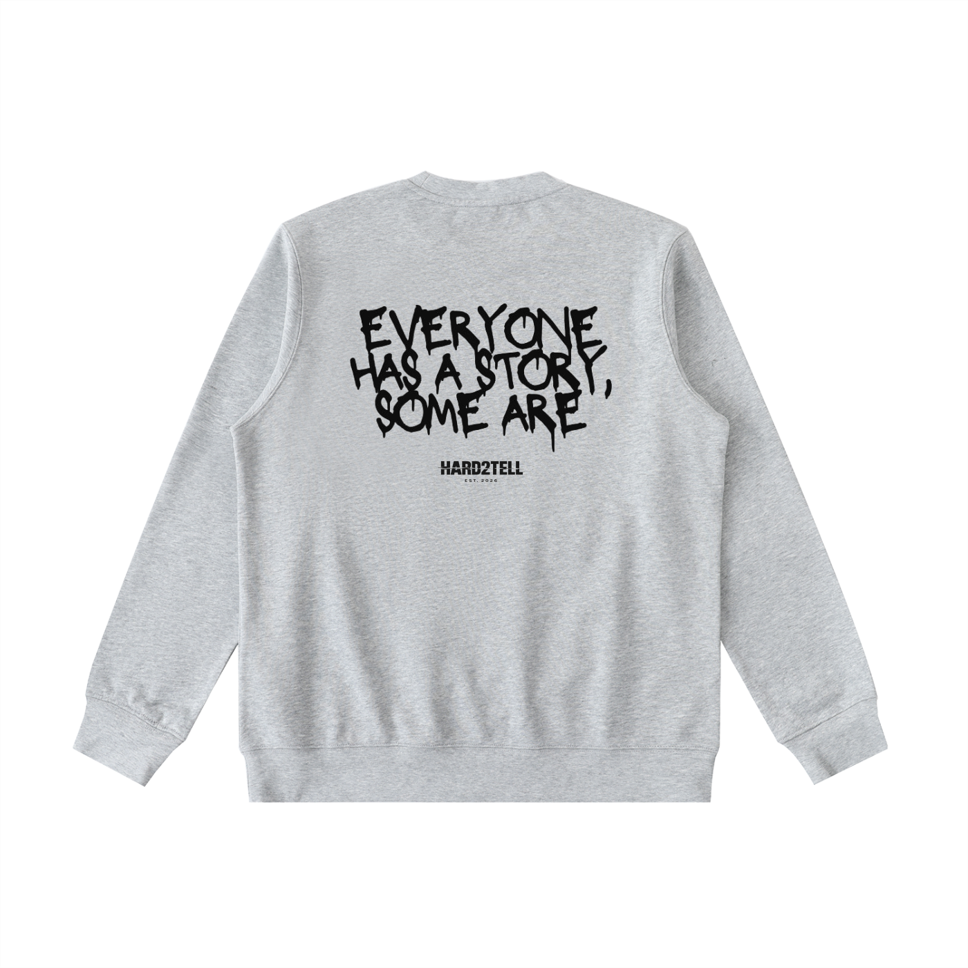 HARD2TELL Essential Crewneck Noir