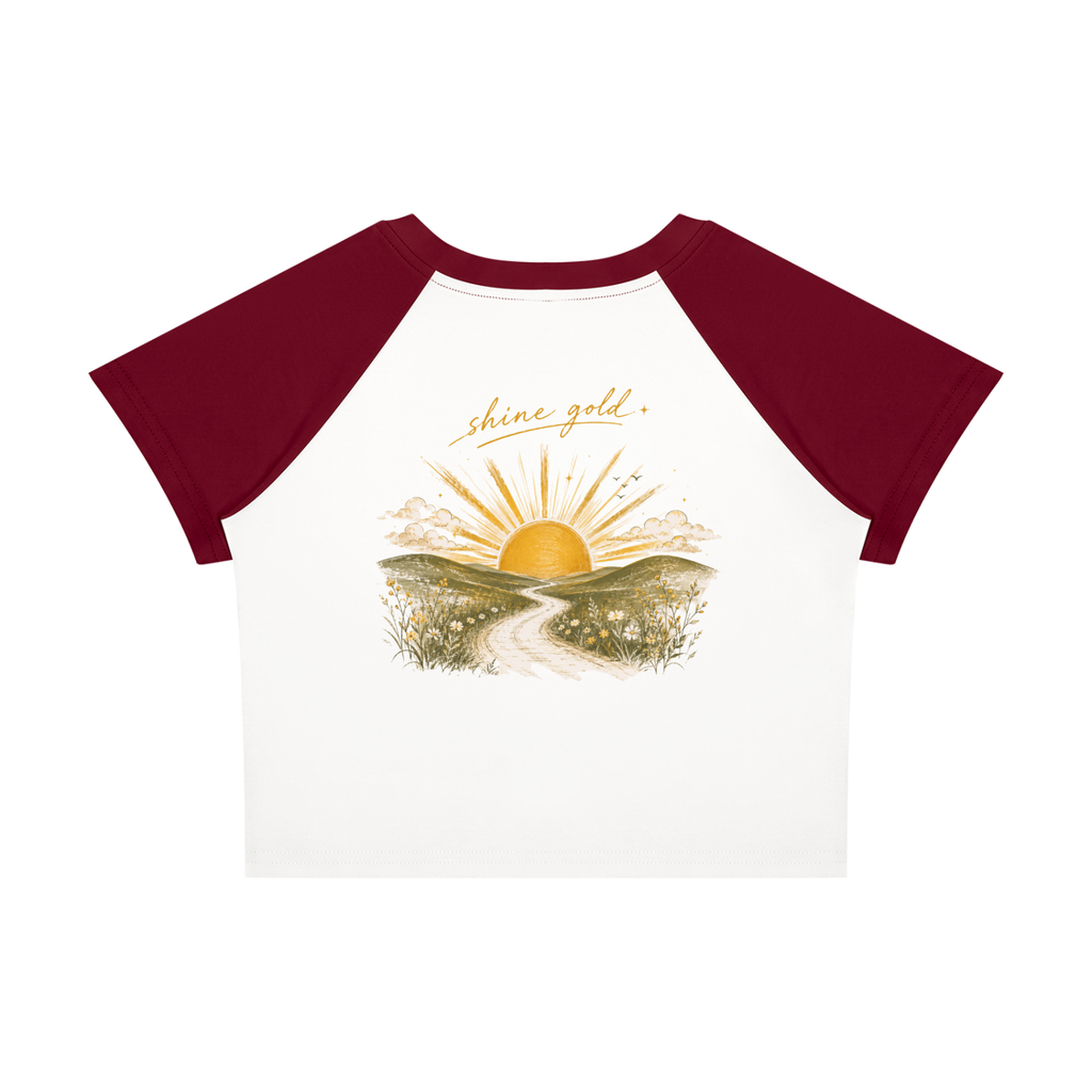 Women’s Raglan Color Block Baby T-Shirt