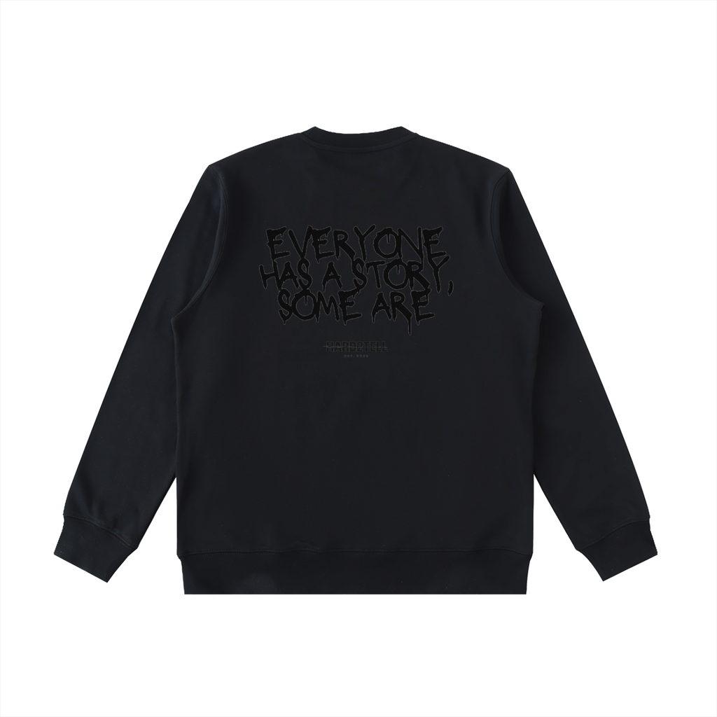 HARD2TELL Essential Crewneck Noir