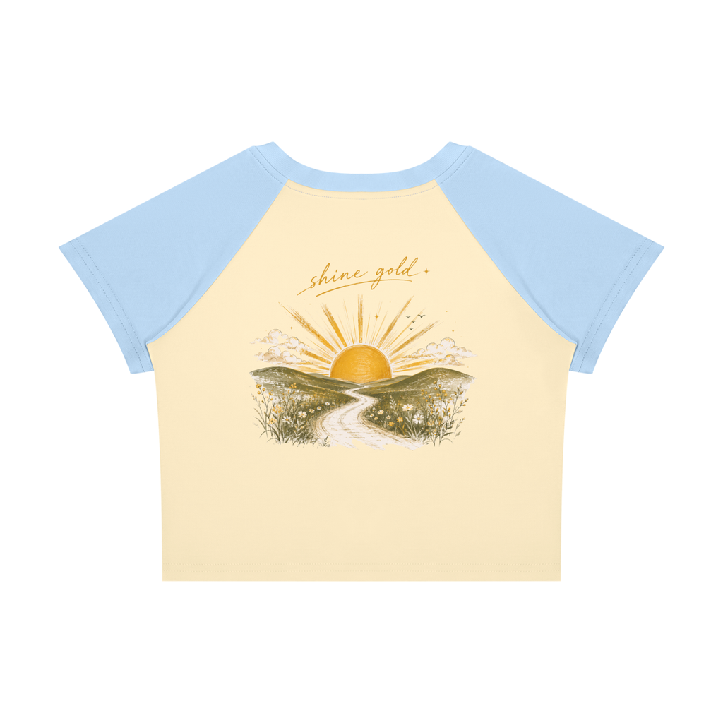 Women’s Raglan Color Block Baby T-Shirt
