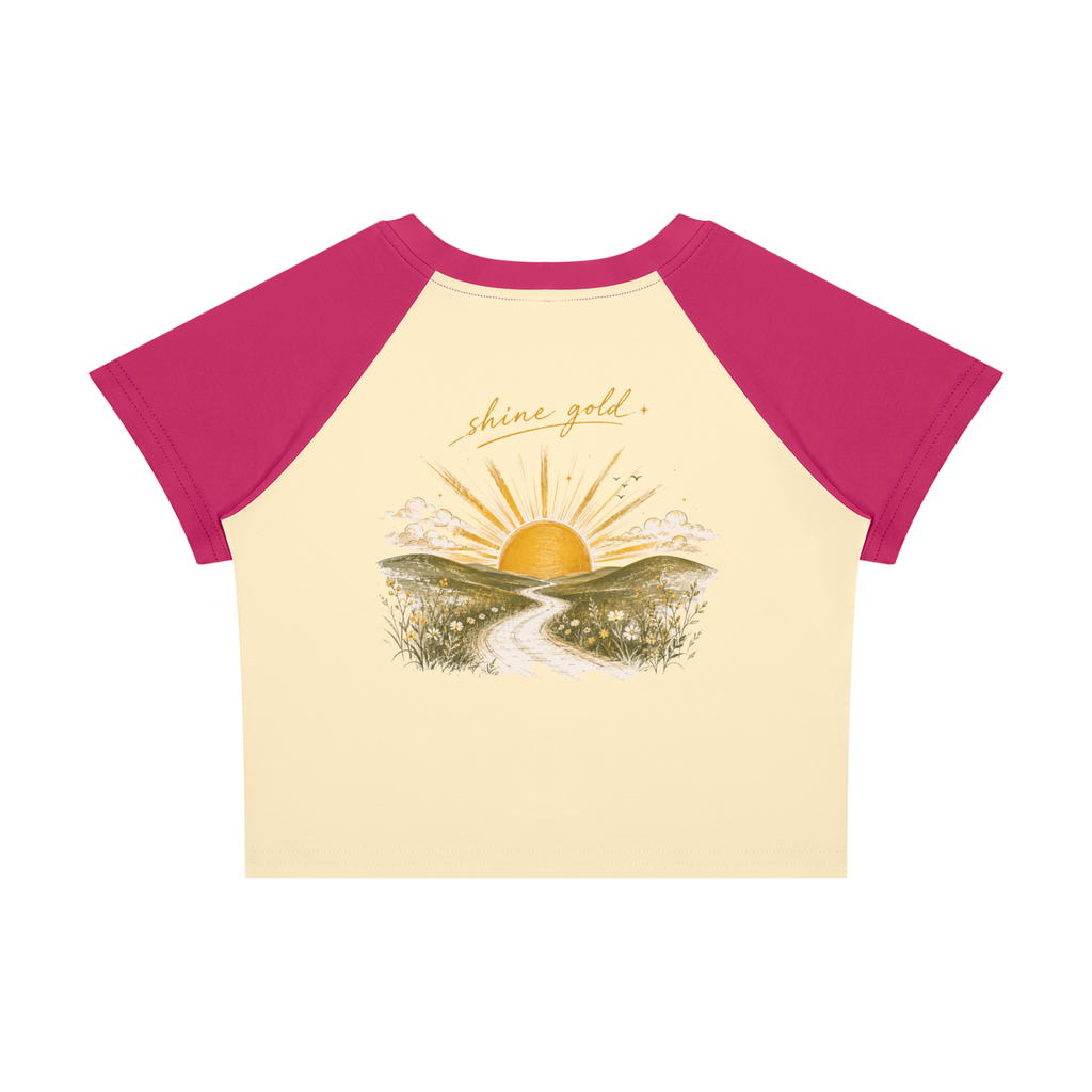 Women’s Raglan Color Block Baby T-Shirt