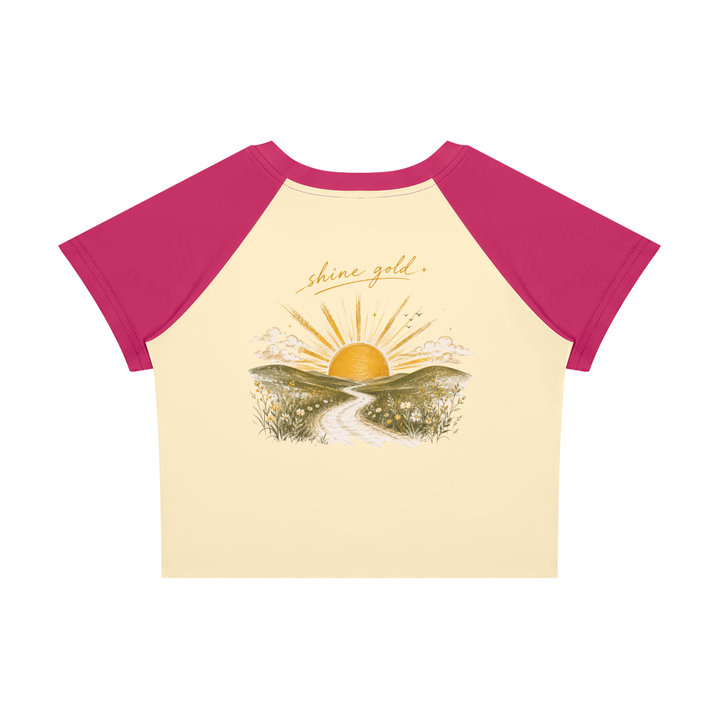Women’s Raglan Color Block Baby T-Shirt