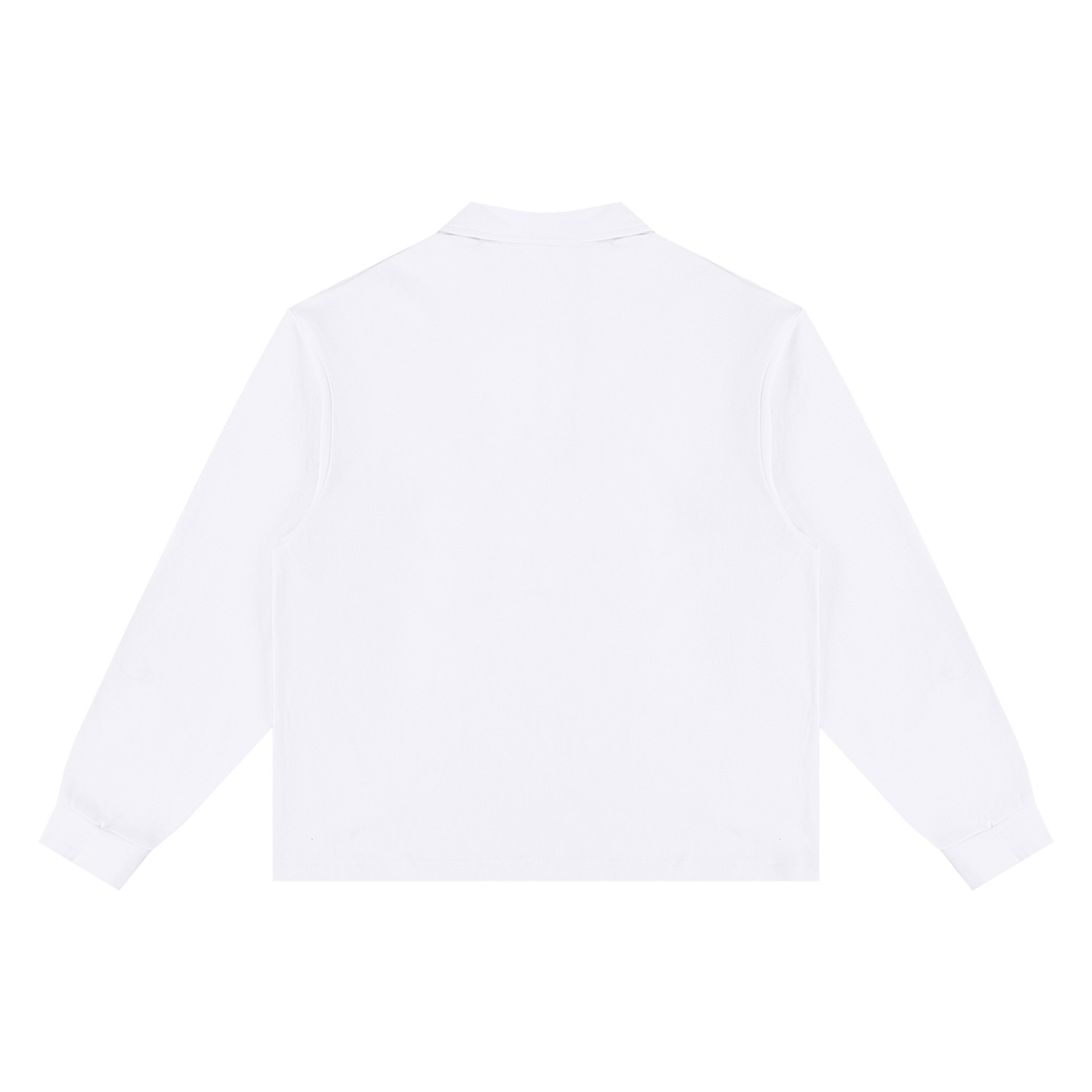 Crested Rugby Long Sleeve Polo