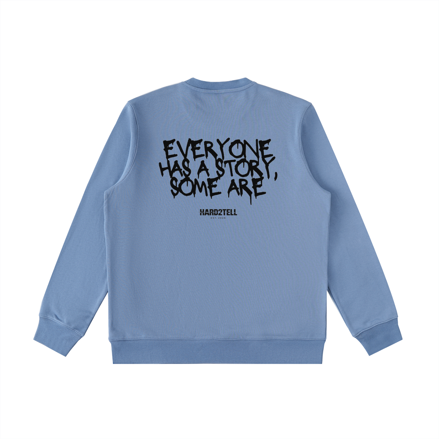 HARD2TELL Essential Crewneck Noir
