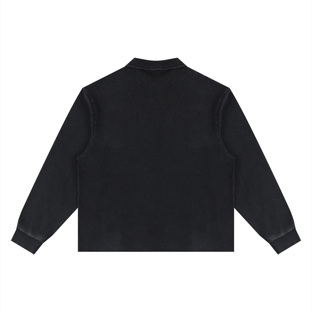 Crested Rugby Long Sleeve Polo
