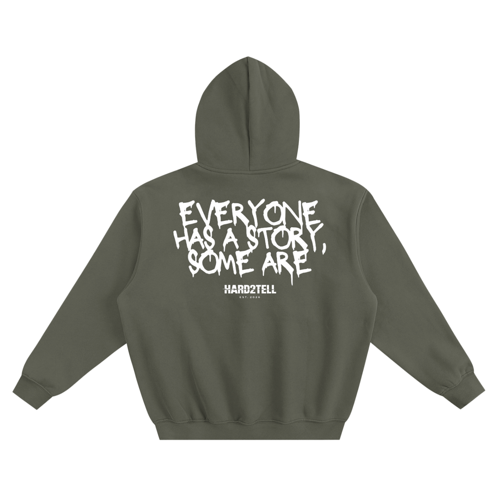 Everyone Has A Story Fleeced Hoodie