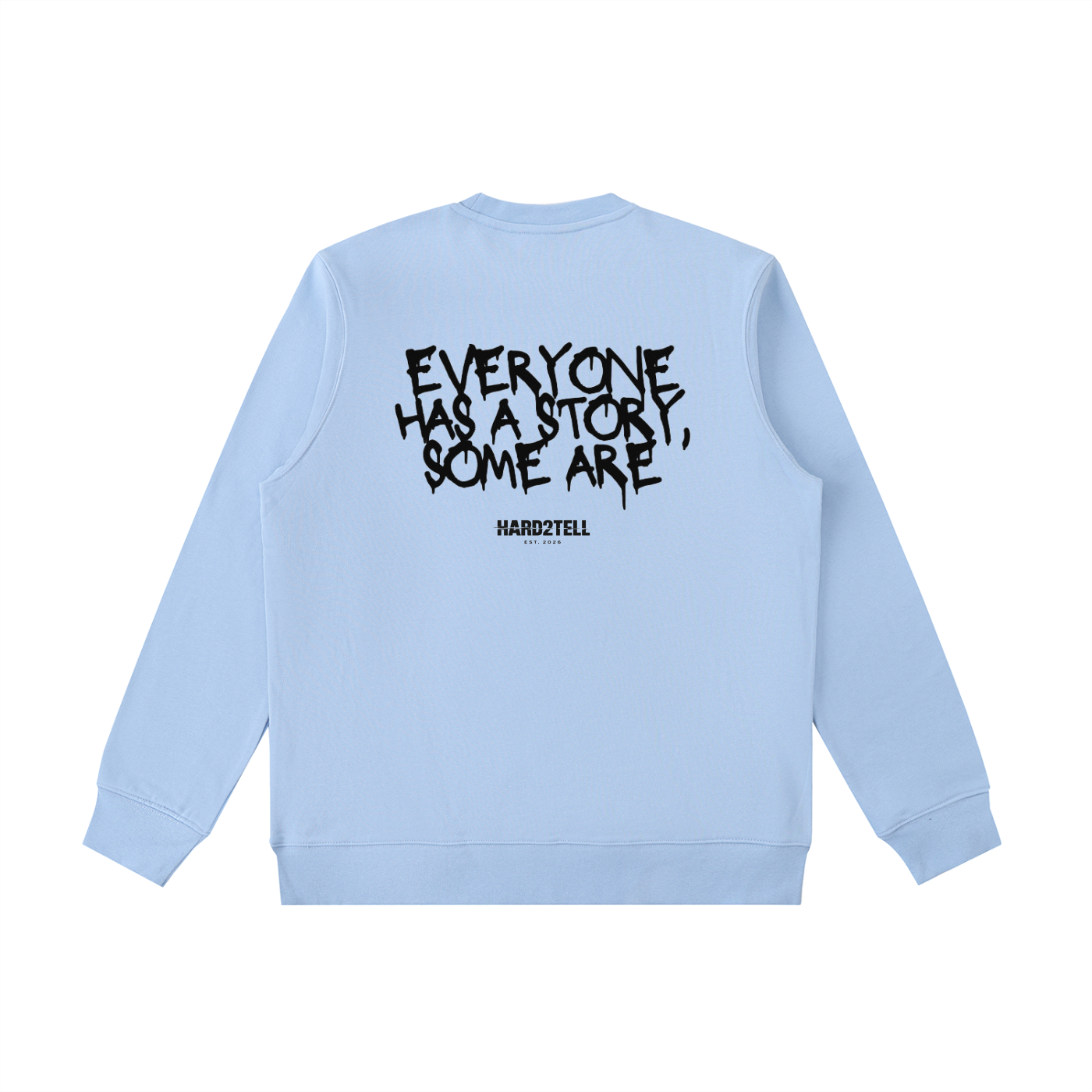 HARD2TELL Essential Crewneck Noir